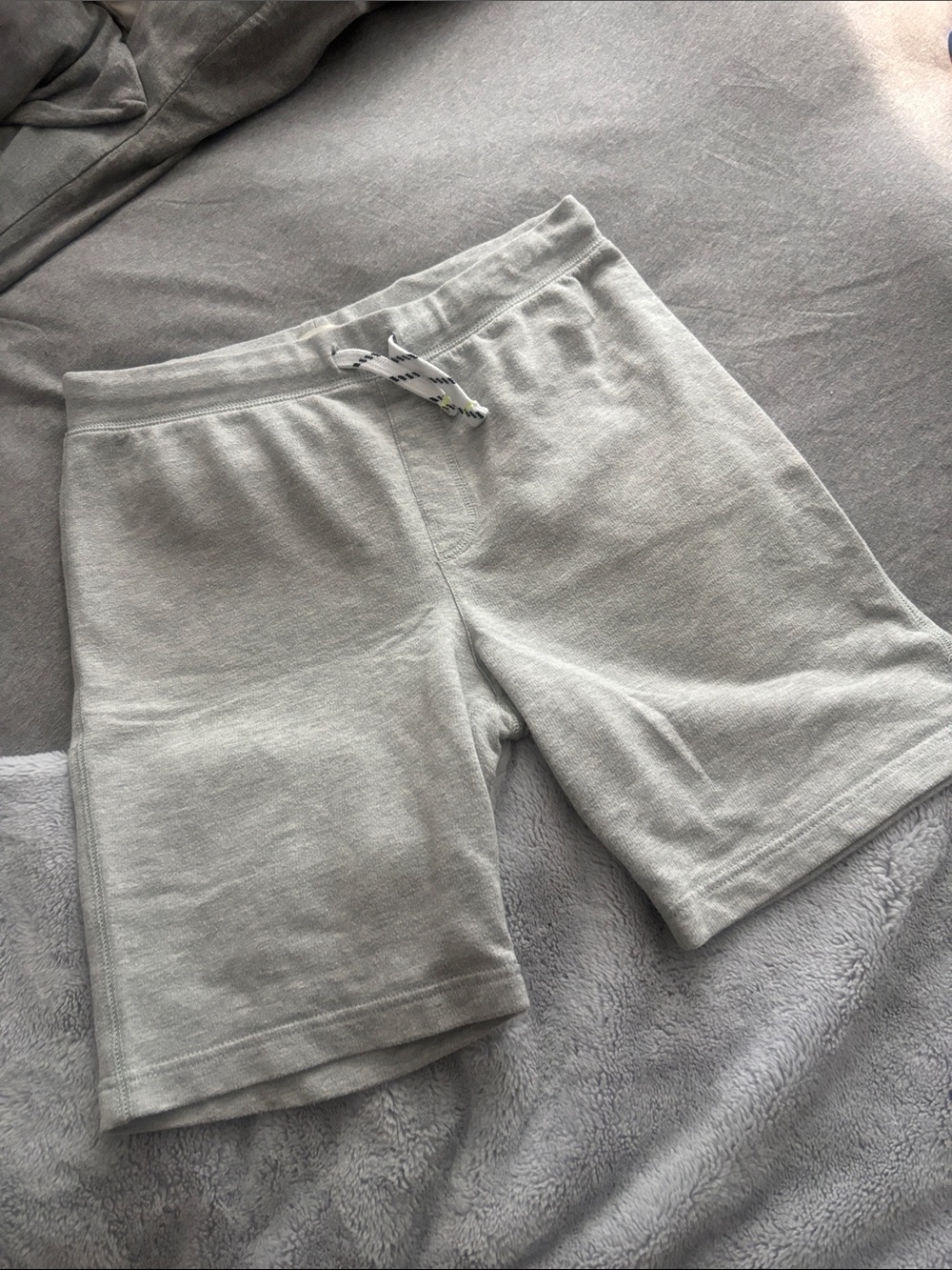 EUC Boys Crewcuts Lightweight Grey Athletic Knit Shorts Size XXL 15-16